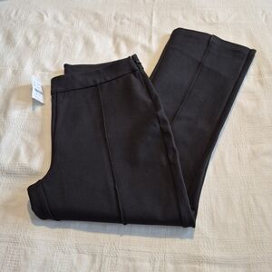 J. Crew Factory Crop Flare Ponte Pants Size 10 Black NWT style BY574